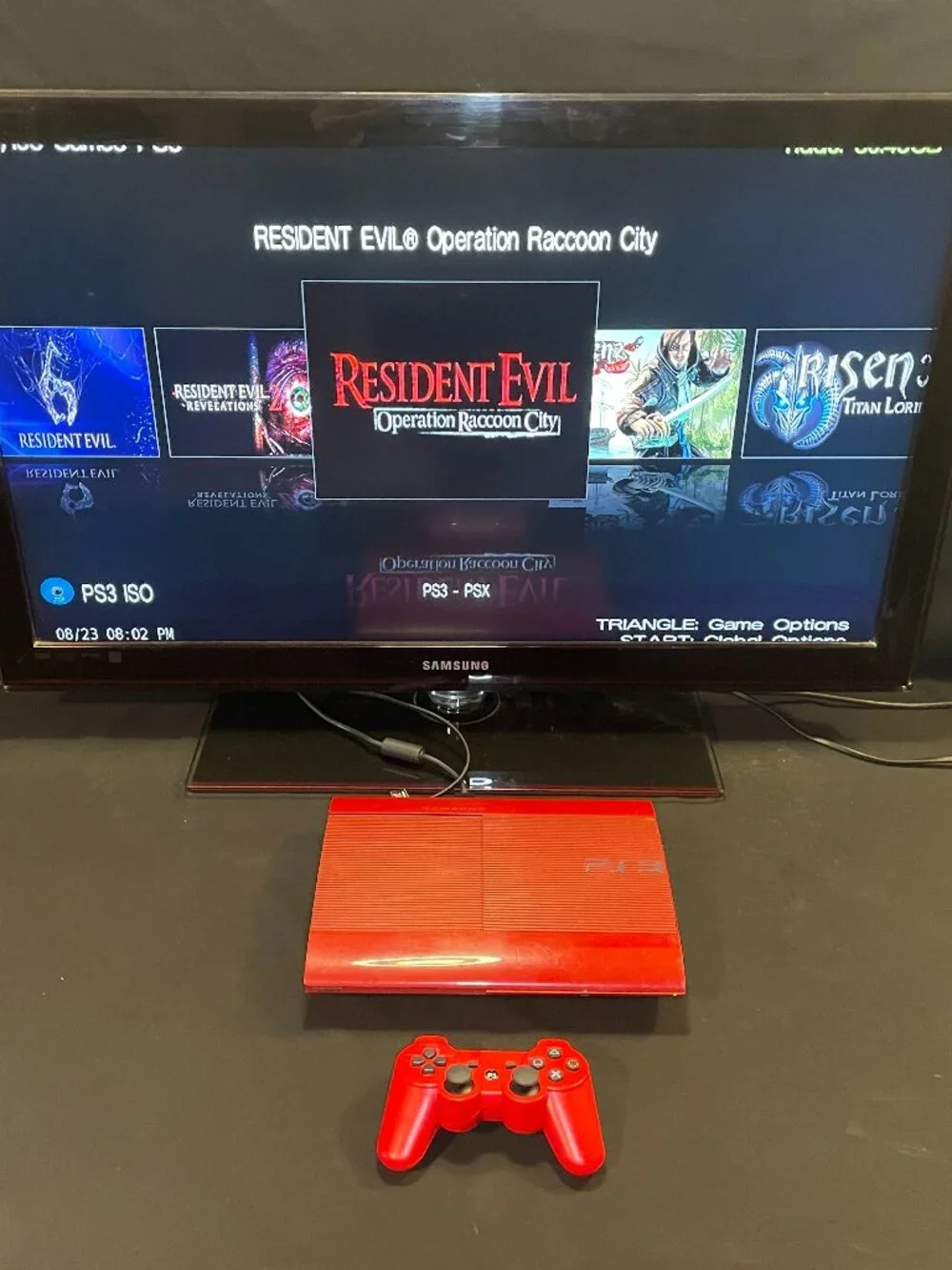 RARE Limited Edition god Of War 1tb Playstation 3 Super Slim Ps3